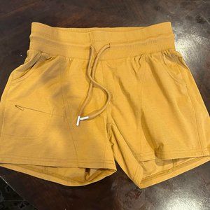 ZYIA Active Women's Dark Khaki Canyon Shorts (Small)